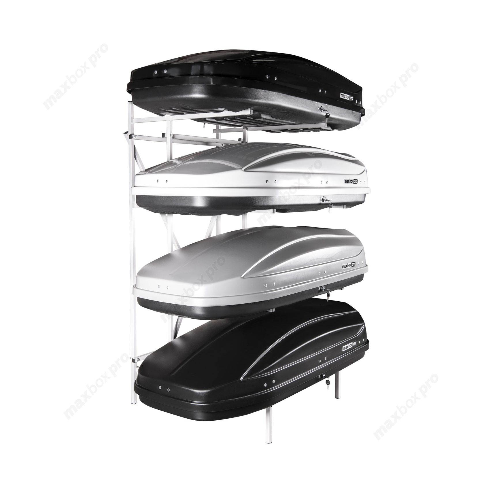 картинка Автобокс MaxBox PRO 460 (средний) черный глянцевый
