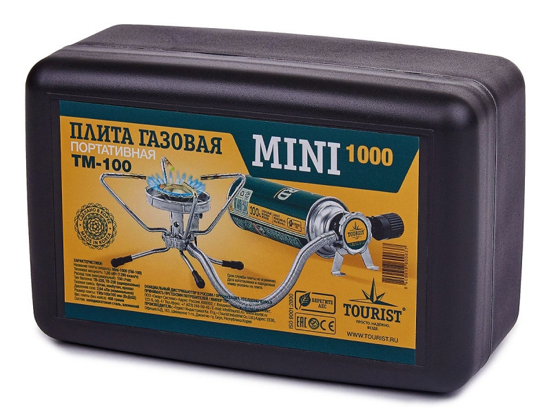 картинка Горелка газовая TOURIST MINI-1000, под цанговый баллон