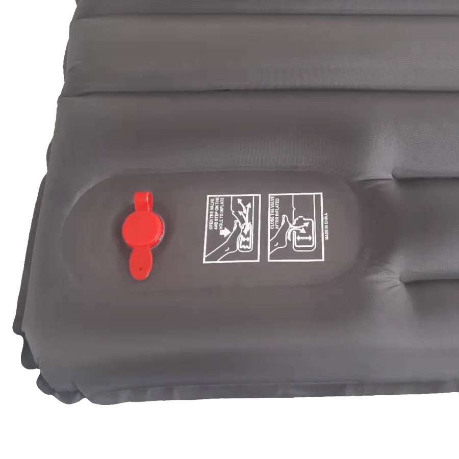 картинка Коврик надувной утеплённый BTrace AirMat Delux,193х59х9 см, с насосом (Серый)