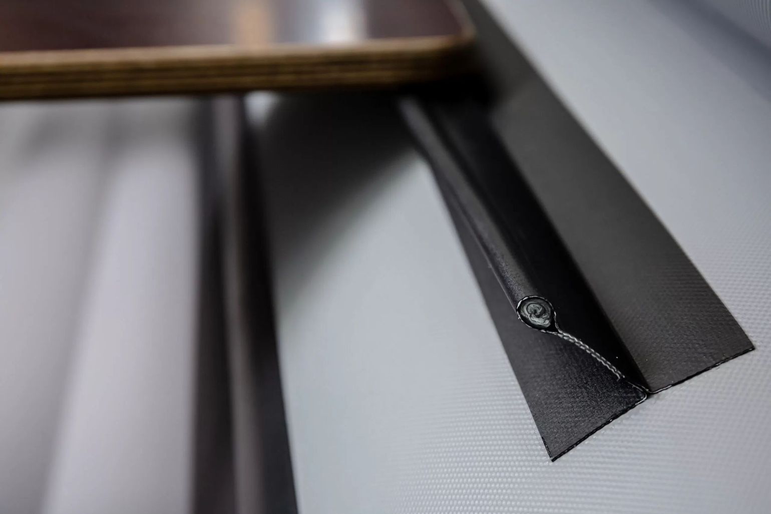 картинка Надувная лодка ПВХ, RiverBoats RB 370 НДНД, ф/б, черно-серый