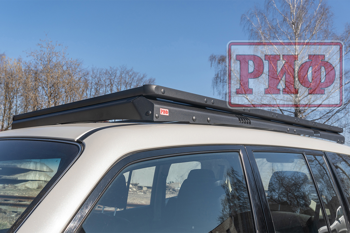 картинка Багажник экспедиционный Mitsubishi Pajero IV 1150x2080 ммплатформа алюминиевый РИФ