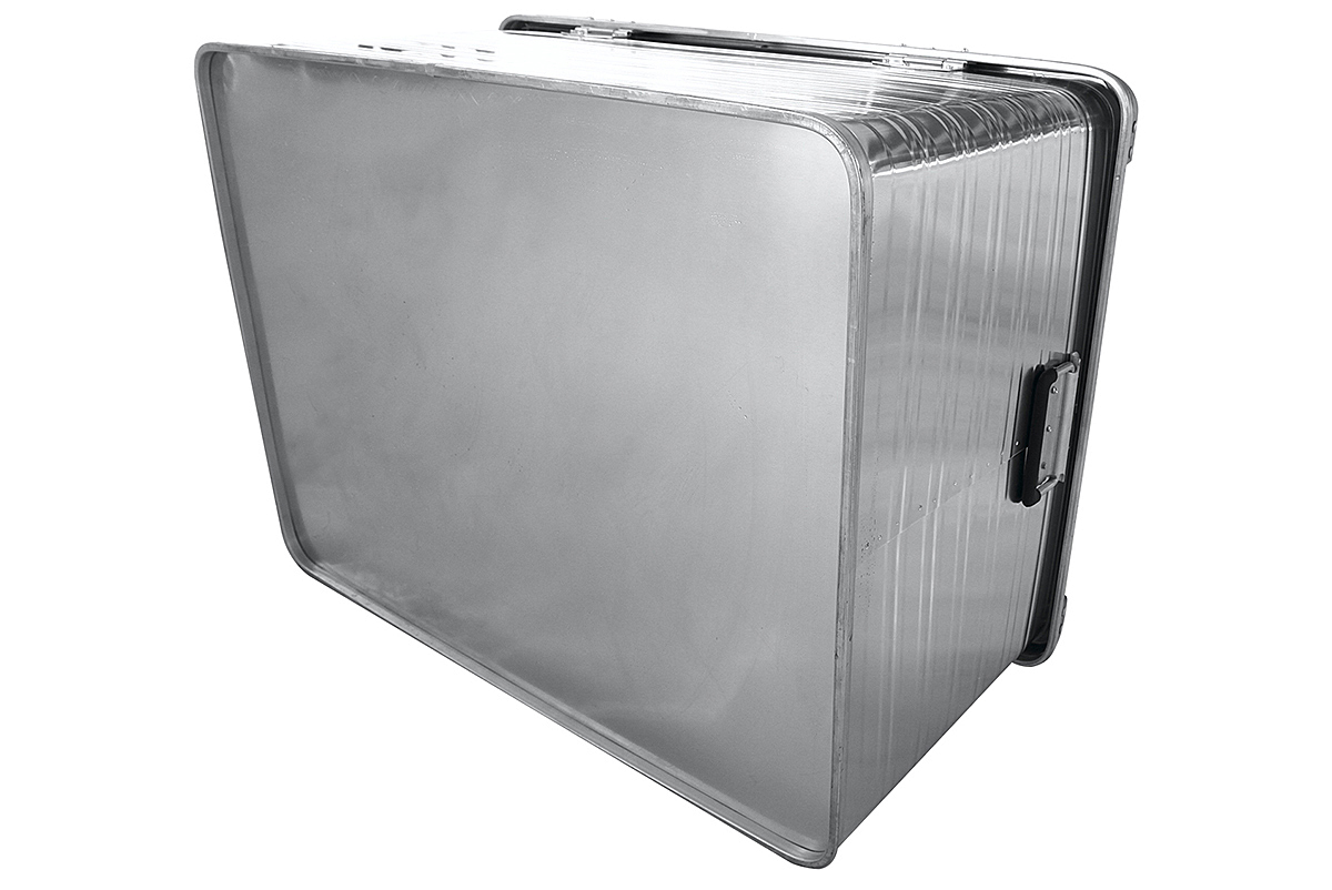 картинка Ящик алюминиевый РИФ усиленный с замком 782х585х412