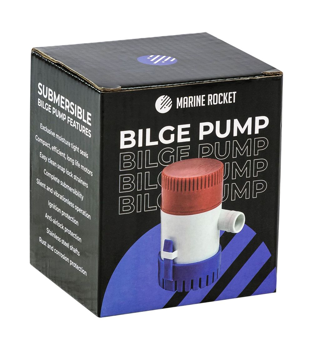 картинка Помпа осушительная Marine Rocket, 500GPH (1893 л/ч), 12 В