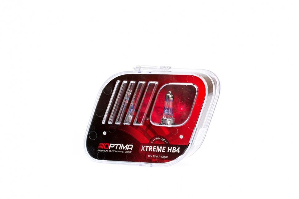 Галогенные лампы Optima Xtreme HB4 +130% light 4200K, 12V, 55W