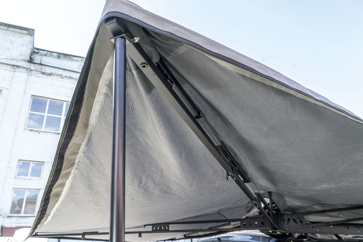 картинка Маркиза автомобильная РИФ веерная, безопорная 2х2,3 м (правая)