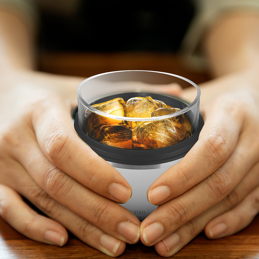 картинка Термобокал ROCKS для крепких напитков 310 мл, белый