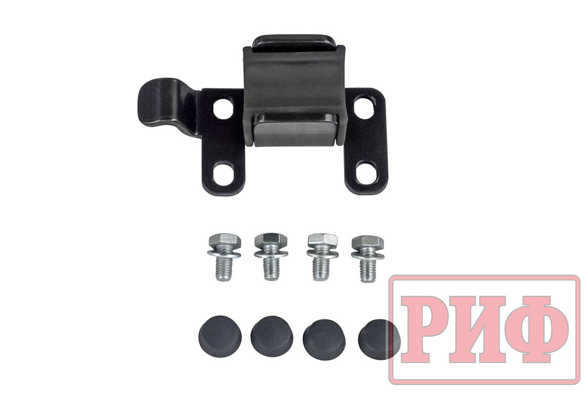 картинка Бампер задний РИФ Renault Duster 2015-2020 c квадратом под фаркоп и калиткой