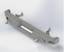 картинка Бампер задний Тойота Тундра 2007-2013 Покрытие Raptor + цинк