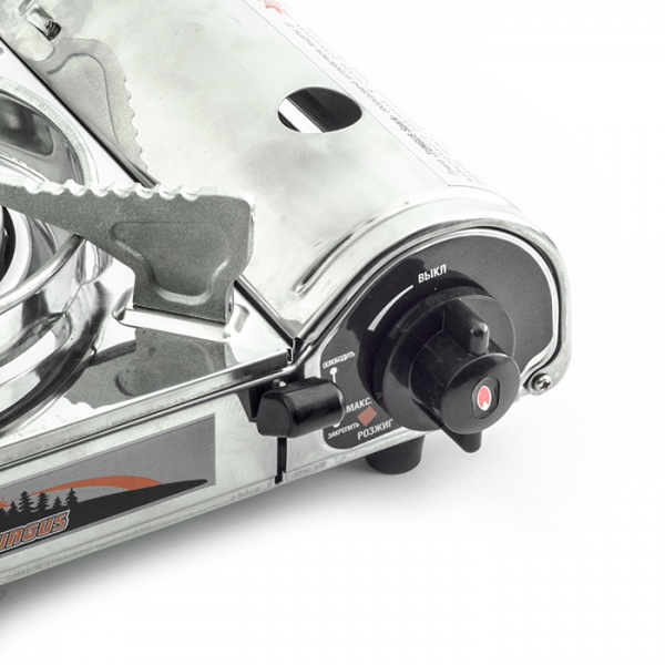 картинка Плита газовая портативная СЛЕДОПЫТ SPARK керамическая конфорка цанговый баллон