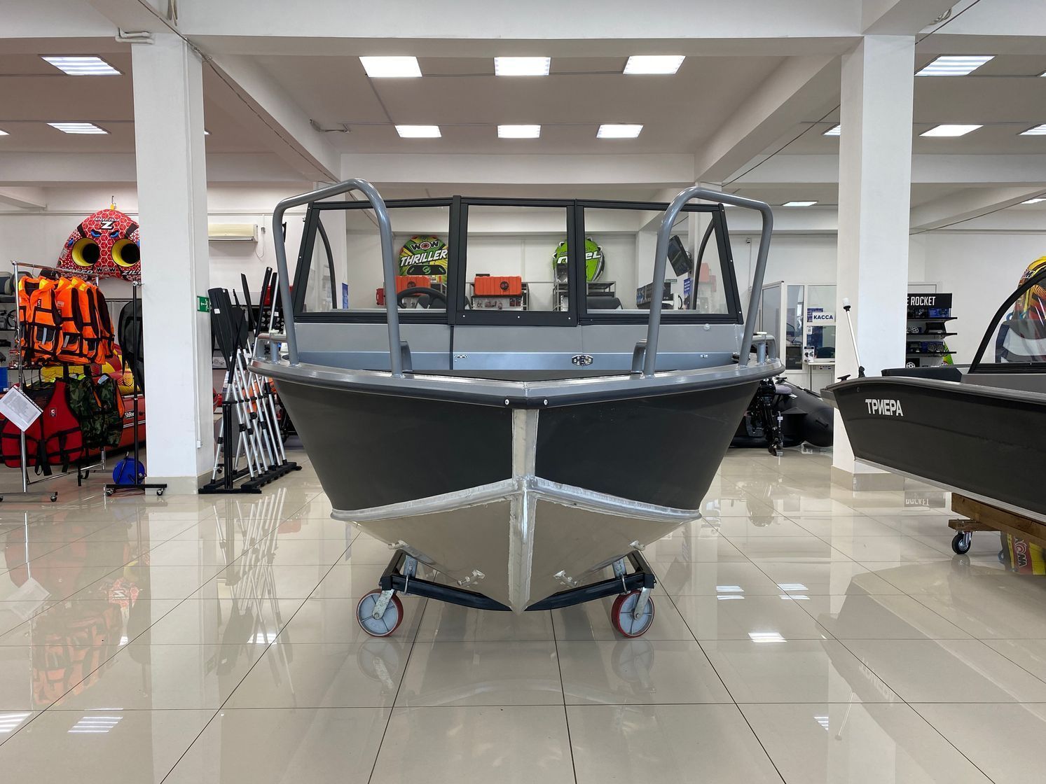 Алюминиевая лодка, ТРИЕРА 460 FISH с Suzuki DF60ATL