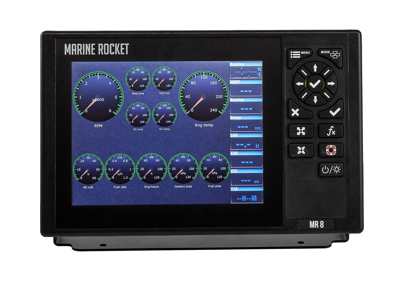 картинка Картплоттер морской 8X c AIS, Marine Rocket