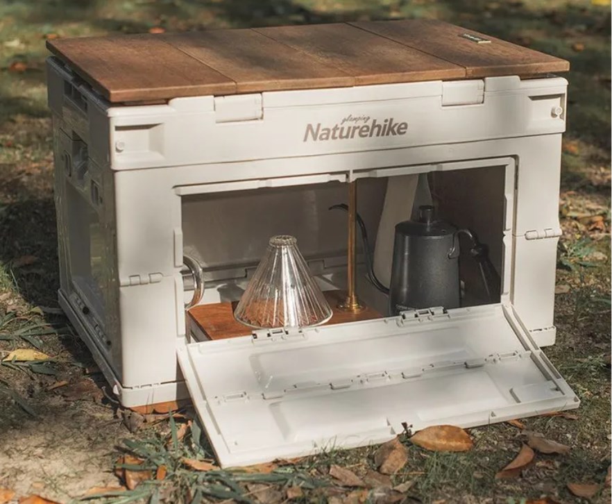 картинка Ящик туристический Naturehike 50 л, трансформер, серый