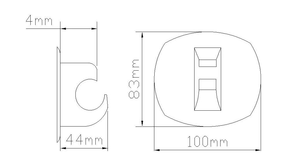 картинка Держатель весла тип a, серый