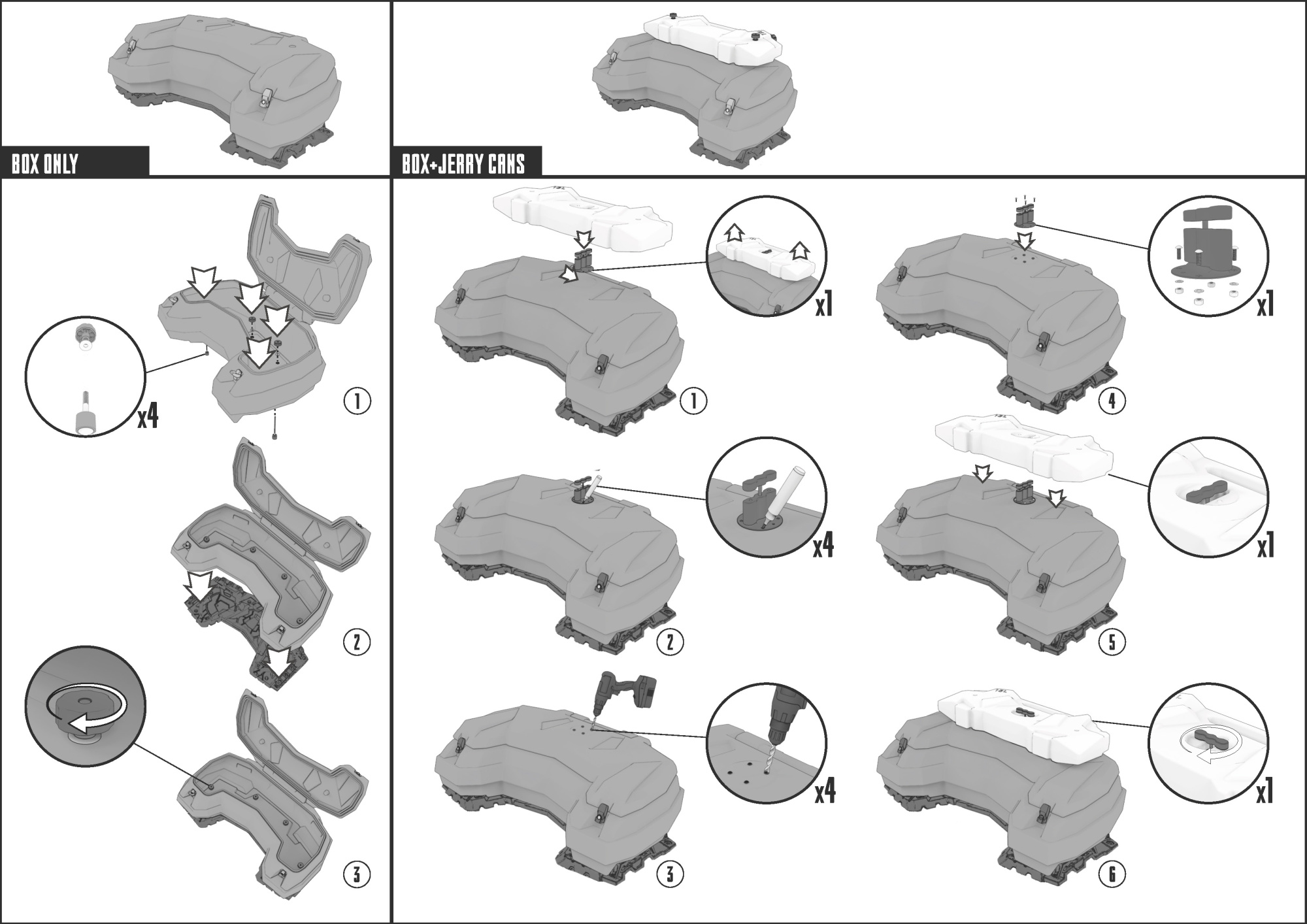 картинка Кофр для SPORTSMAN XP 1000