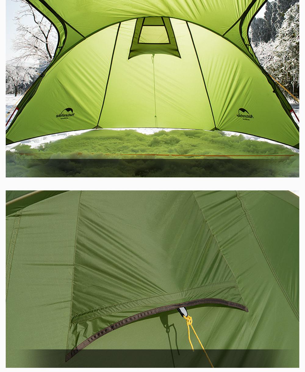 картинка Палатка 2-местная Naturehike Opalus NH17L001-L, 20D, зеленый, 6976023924781