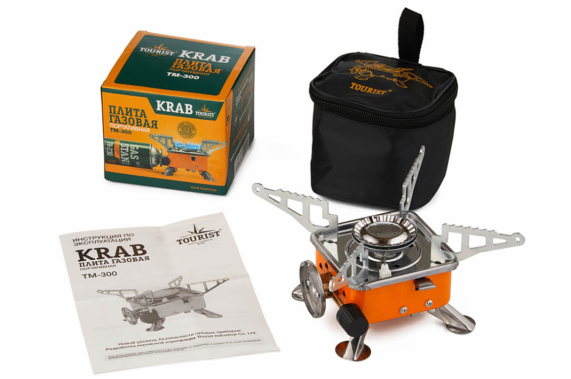 картинка Горелка газовая TOURIST KRAB, под цанговый баллон