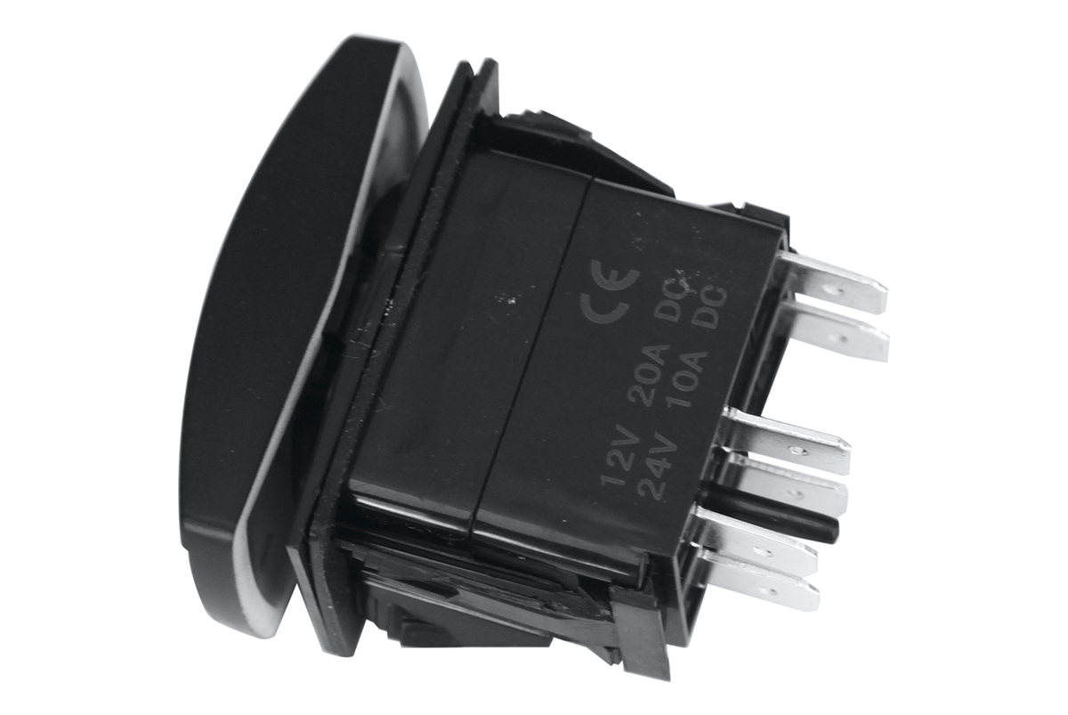 картинка Кнопка РИФ ВКЛ/ВКЛ/ВЫКЛ, красный, СВЕТ НА КРЫШЕ