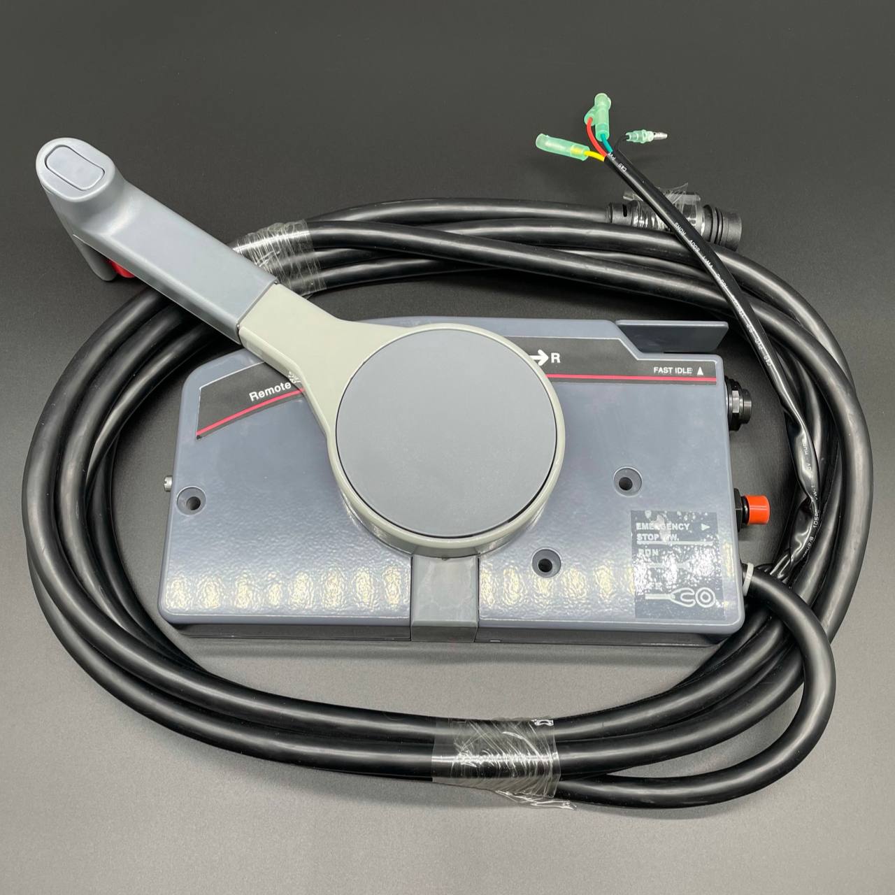 картинка Дистанционное управление Yamaha 703 (Без кнопки гидроподъема) (Тянущая) (7pin) (Китай)