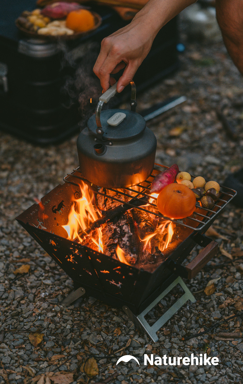 картинка Чайник Naturehike туристический, 1,4 л., алюминий, серый