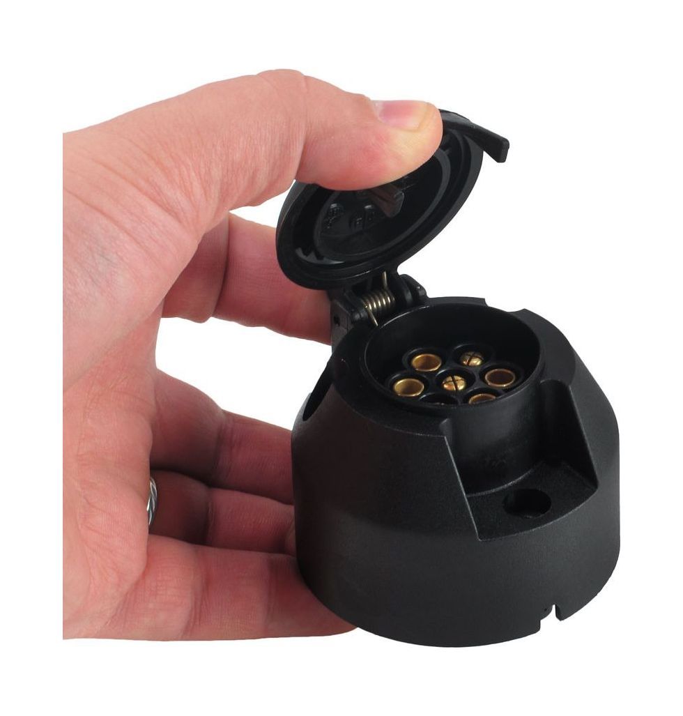 картинка Розетка для прицепа, пластиковая