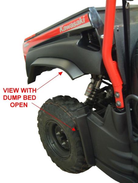 Расширители арок для квадроцикла Kawasaki Teryx Direction 2 Inc