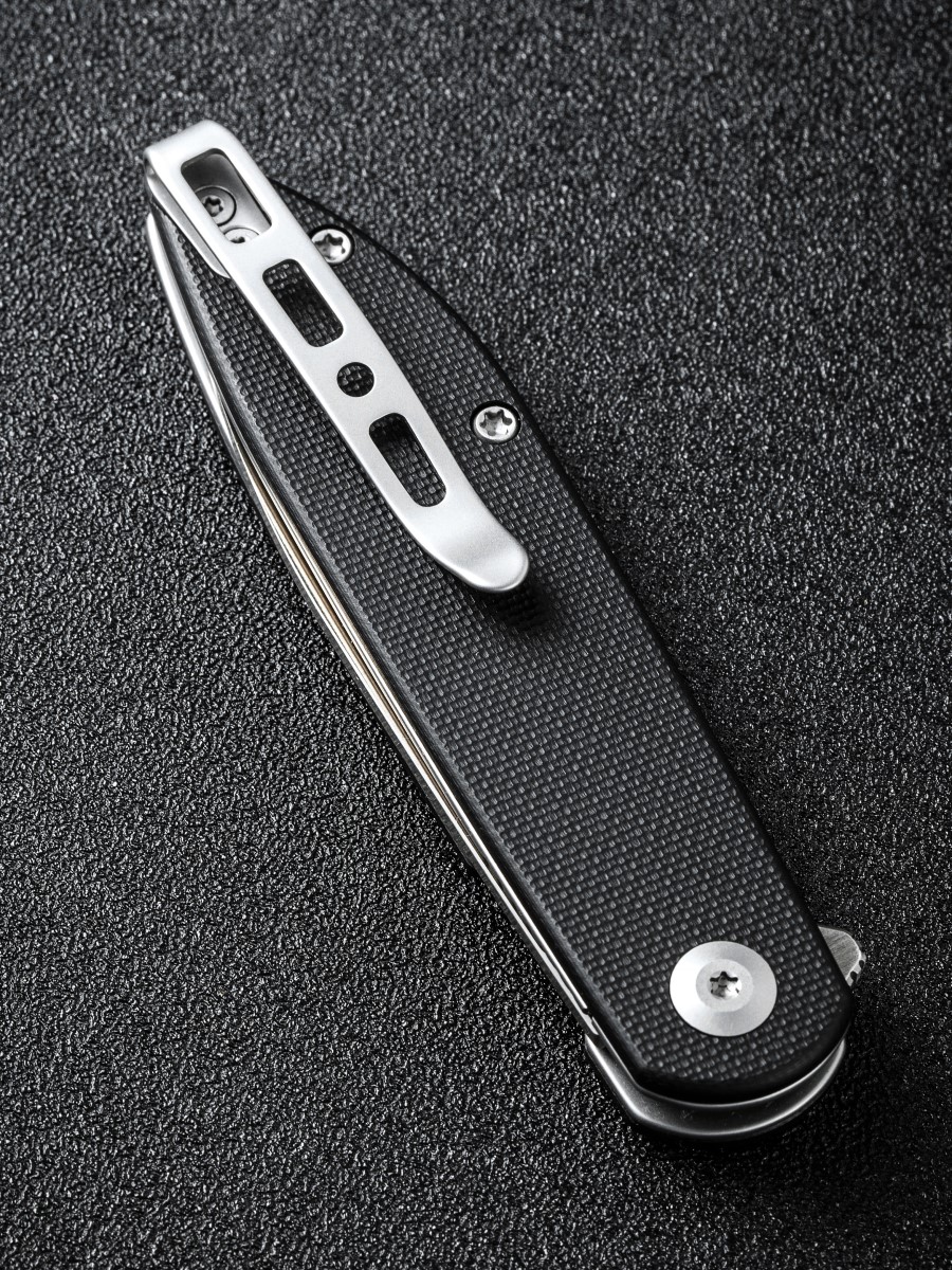 картинка Складной нож SENCUT Bocll II D2 Steel Satin Handle G10 Black