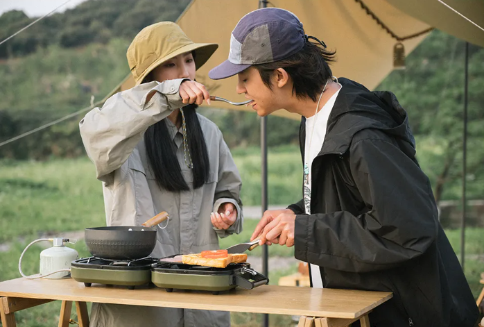 картинка Плита газовая Naturehike, портативная, двойная, складная