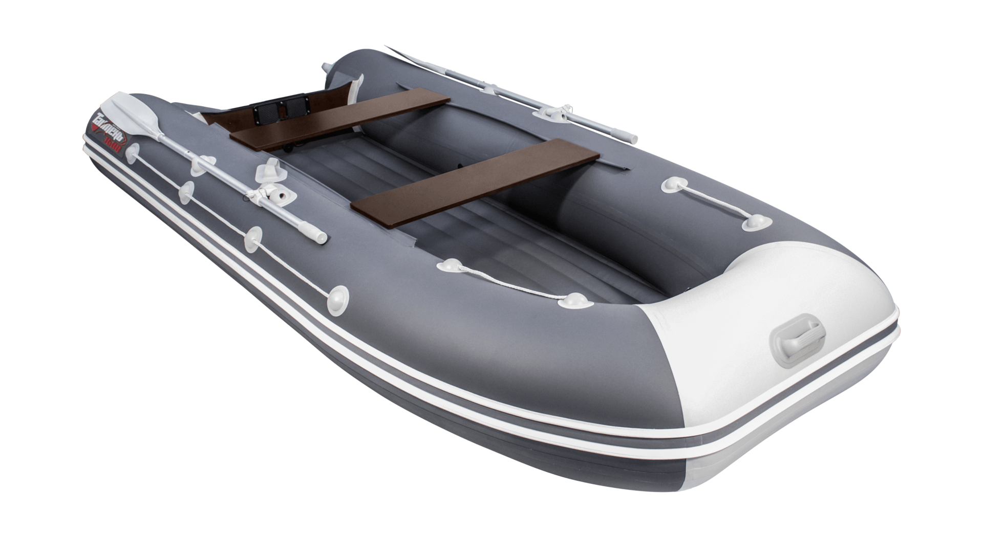 картинка Надувная лодка ПВХ, Таймень LX 3600 НДНД, графит/светло-серый