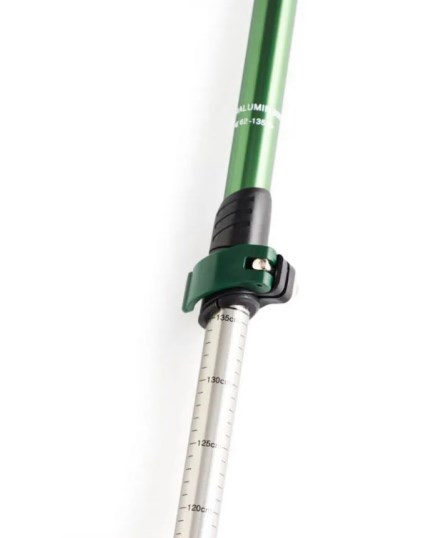 картинка Палки треккинговые, алюминиевые, ST01, зеленые, для ходьбы (2шт.)