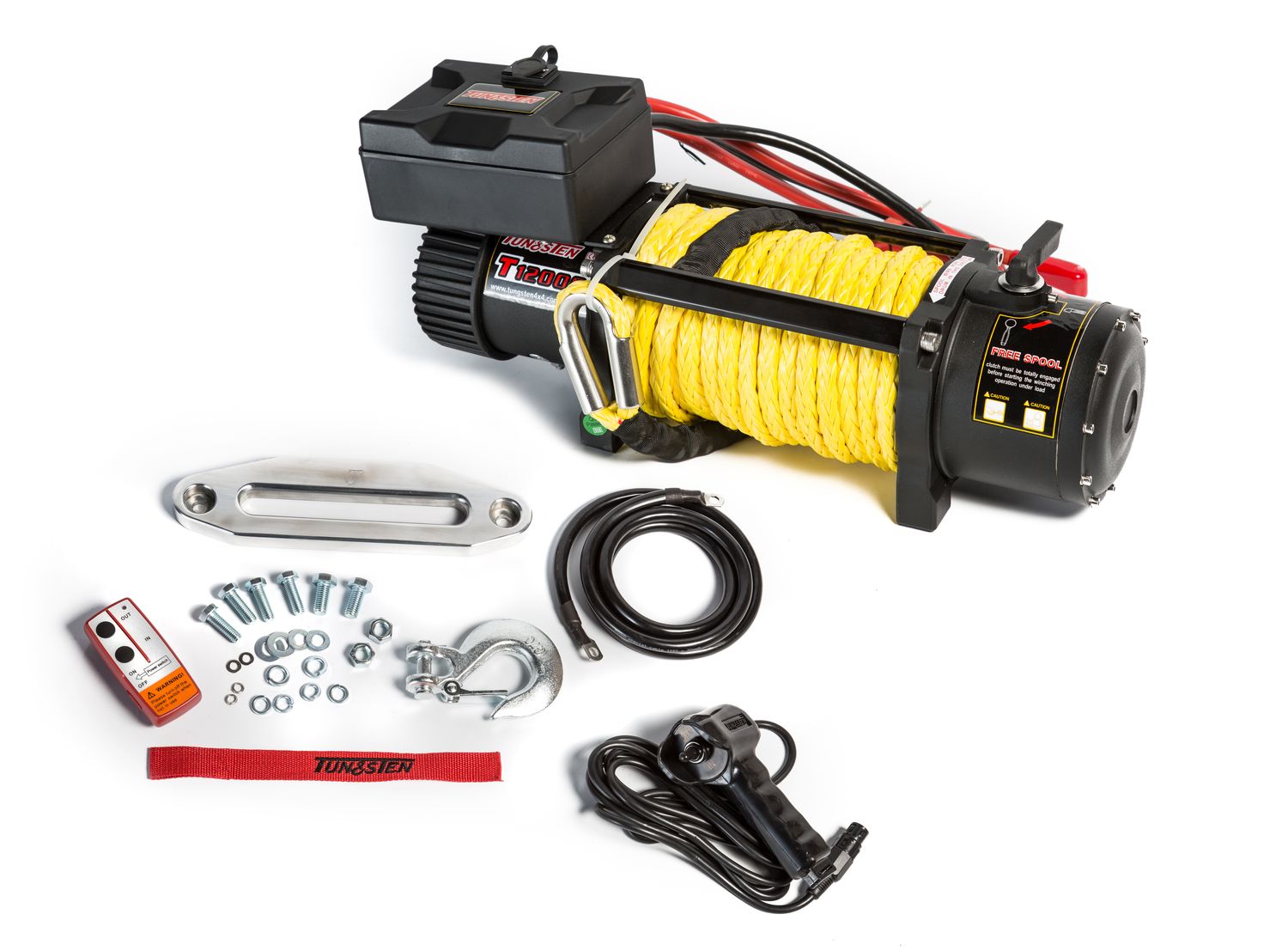 Лебедка Tungsten Winch 12000 синтетика радио
