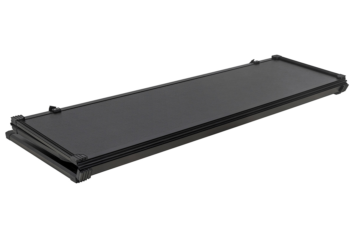 картинка Крышка кузова Volkswagen Amarok 2023+, трёхсекционная, алюминиевая, черная РИФ