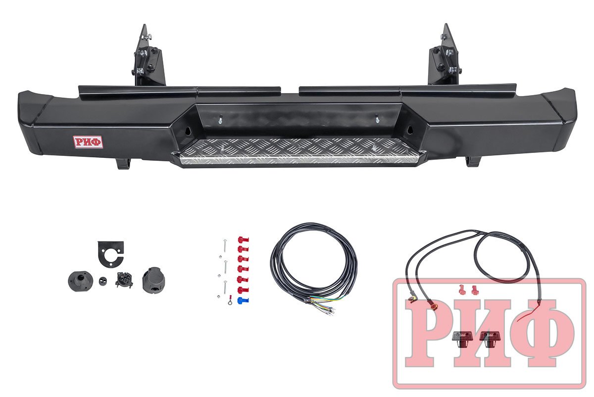 картинка Бампер задний РИФ Mitsubishi L200 2019+