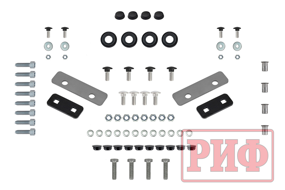 картинка Багажник ГАЗ Соболь NN Минивэн с вставкой экспедиционный 1600x2650мм РИФ