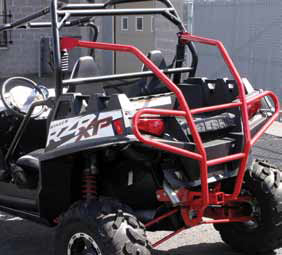 Бампер для квадроцикла Polaris RZR800/800-S "Quadrax" Elite усиленный, задний