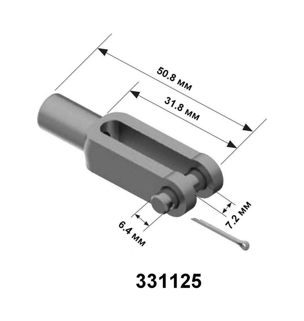 картинка Переходник троса д/у (вилка) для тросов C2/C5
