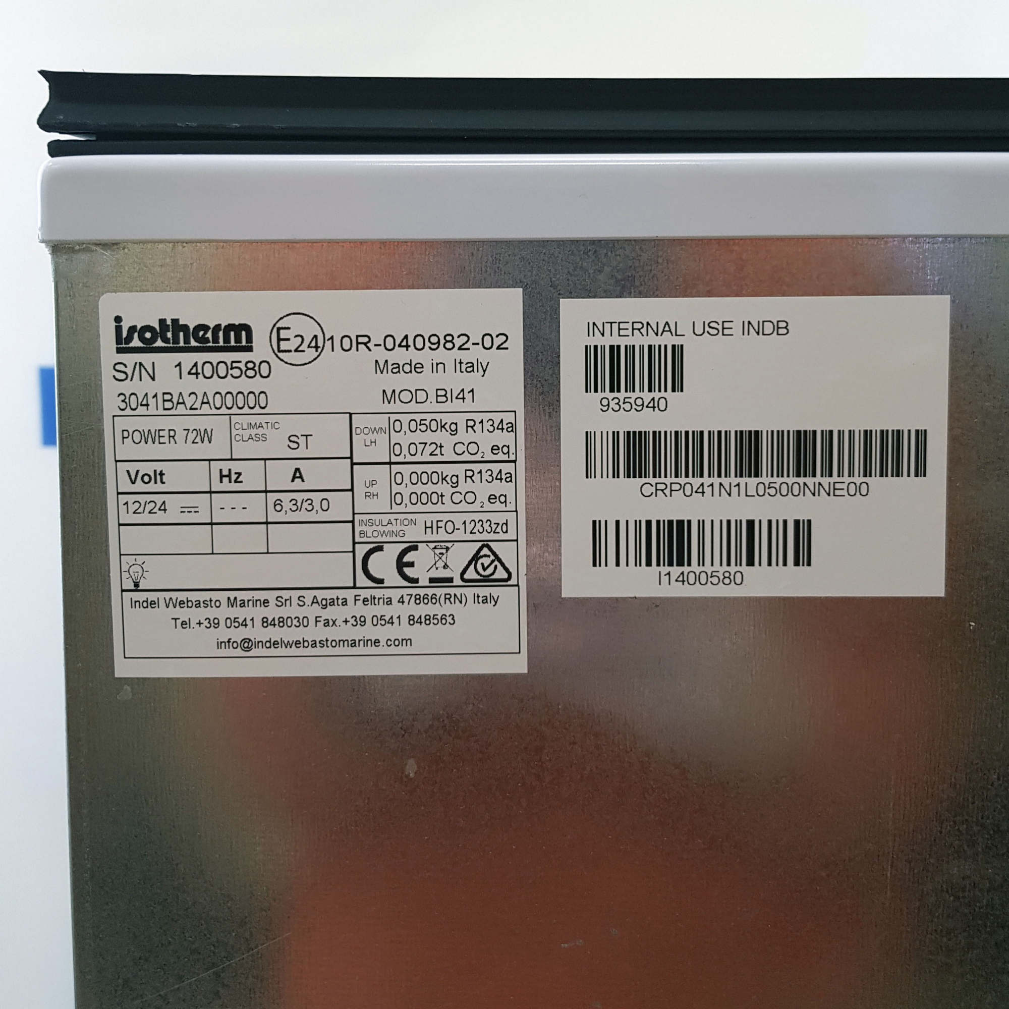 картинка Автохолодильник BUILD-IN BOX 41L/V REFR.