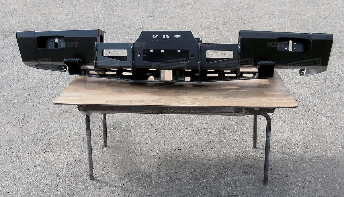 картинка Бампер задний KDT для Land Cruiser 76 с площадкой под лебедку