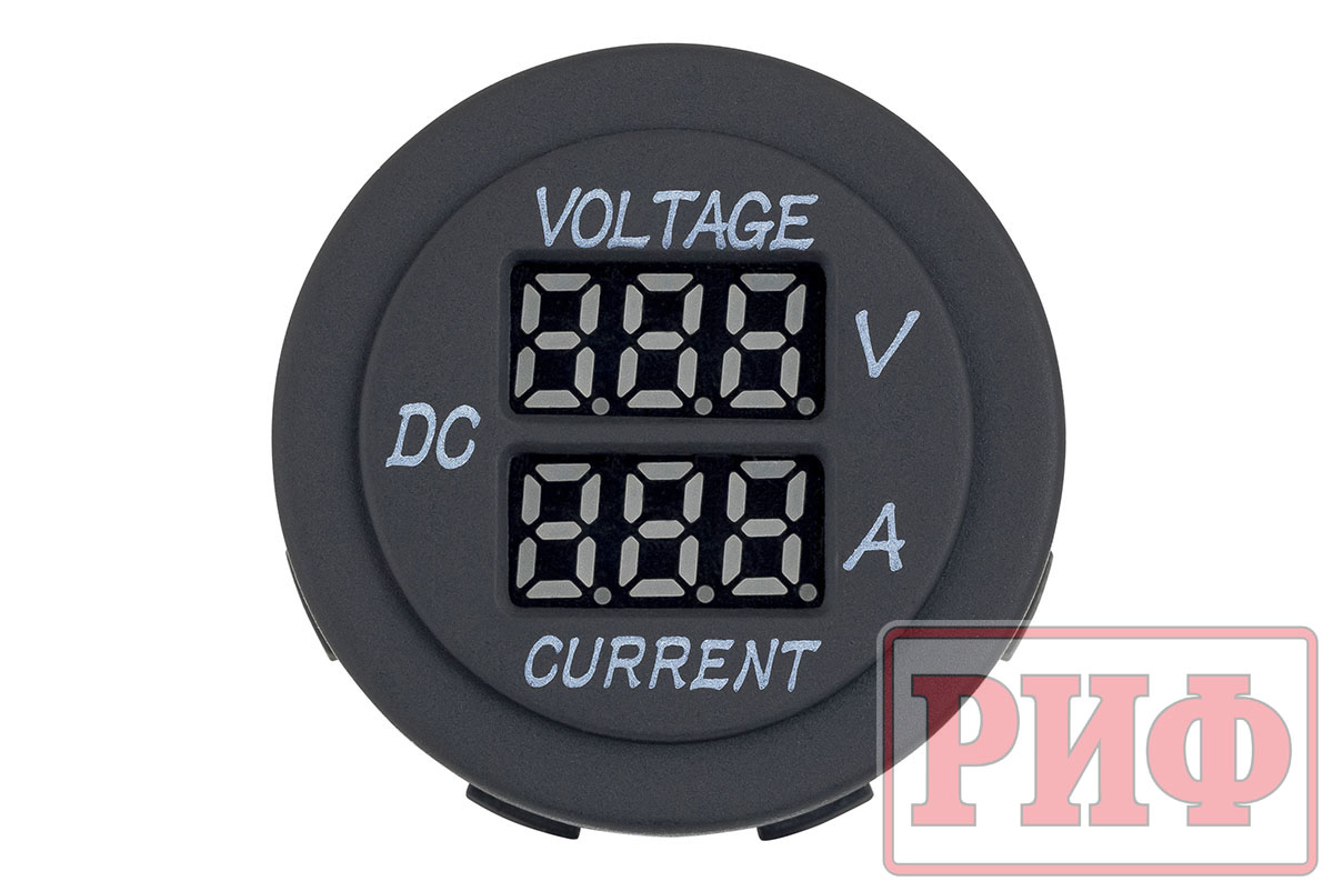 картинка Вольтметр, амперметр 12В