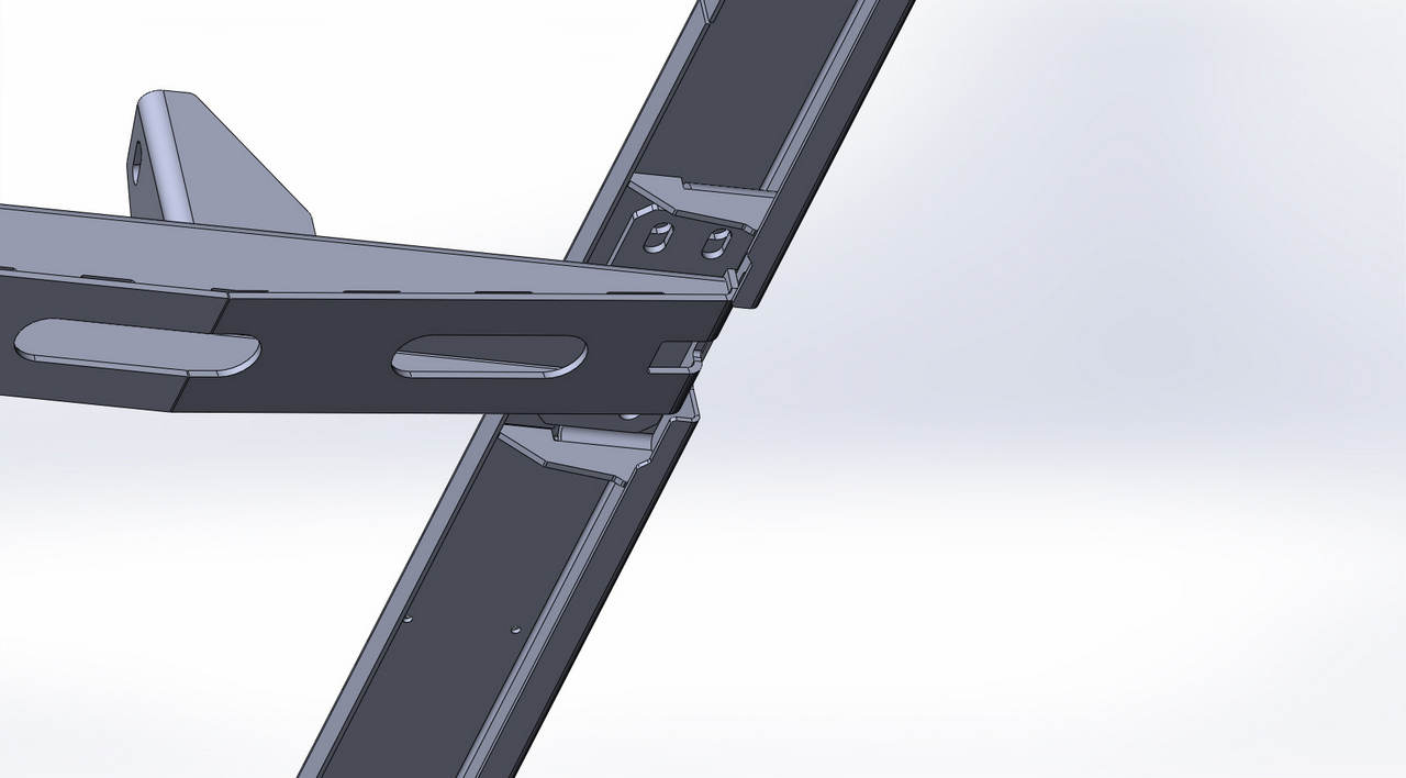 картинка Пороги силовые KDT для Volkswagen Amarok II поколения алюминий