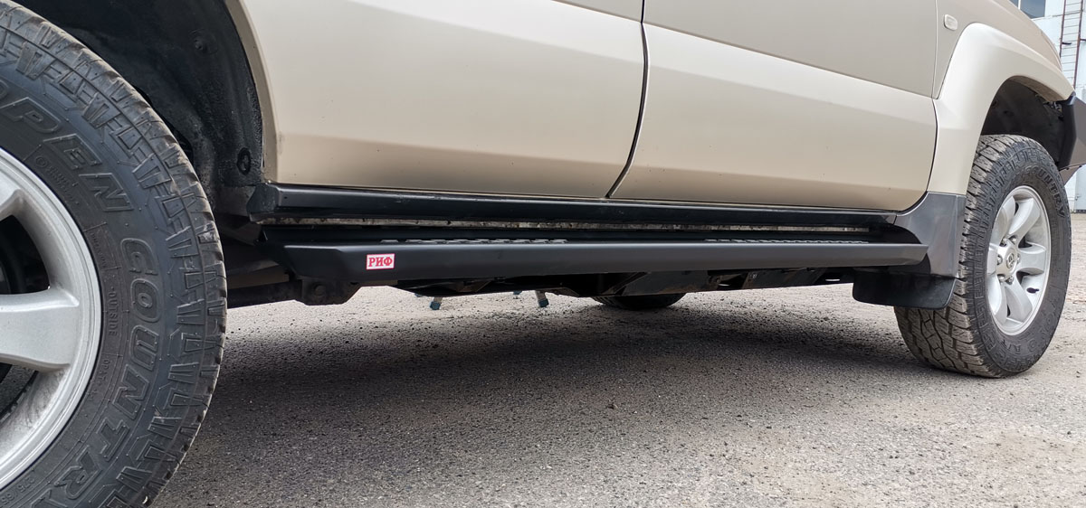 картинка Пороги РИФ силовые Toyota Land Cruiser Prado 120