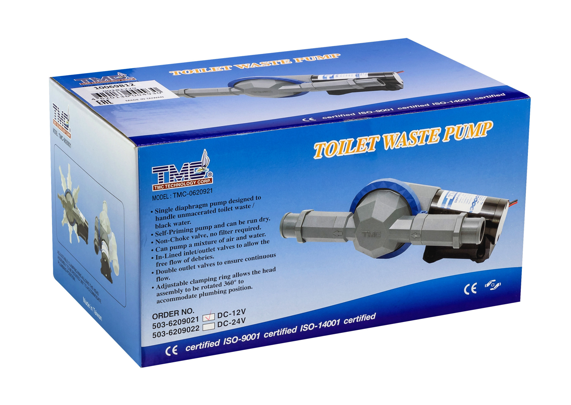 картинка Насос самовсасывающий для "черных" вод, 12 В