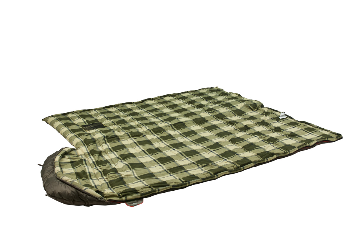 картинка Мешок спальный ALEXIKA SIBERIA Wide Plus (одеяло), 195+35)x100 см(ТК: +5C - 0C), оливковый, правый