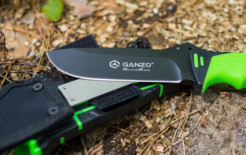 картинка Нож Ganzo G8012 оранжевый