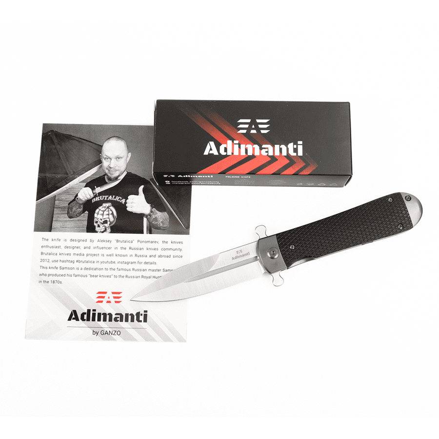 картинка Нож Adimanti Samson by Ganzo (Brutalica design), Samson-BK
