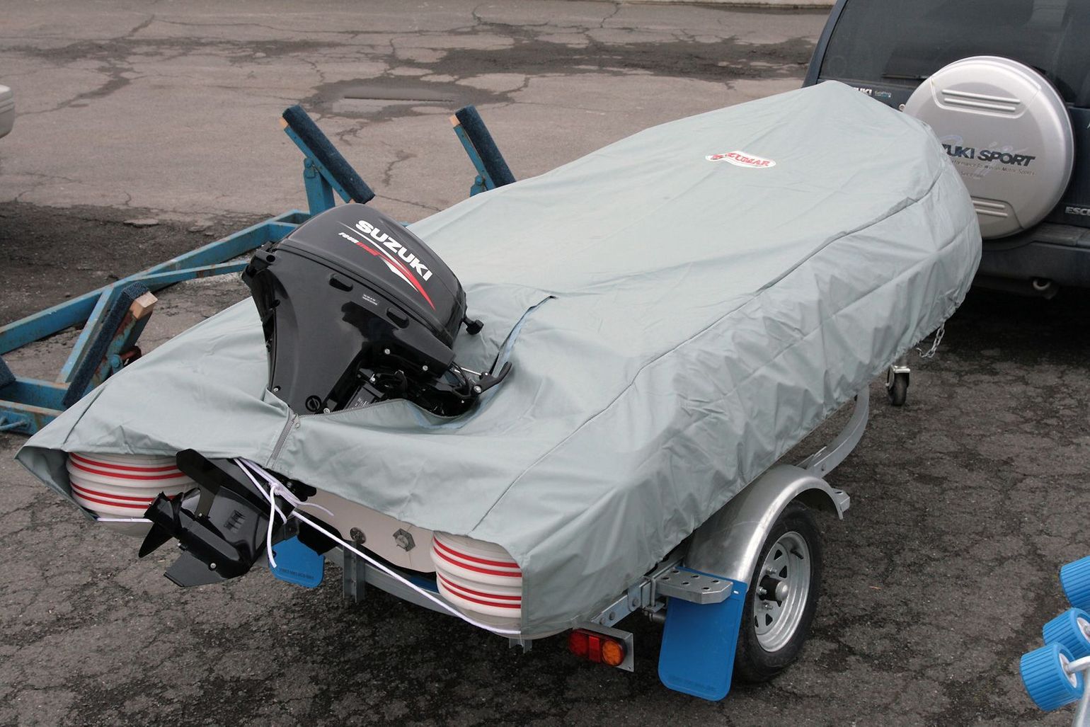 картинка Чехол для лодки длиной 3.5-3.6 м, серый