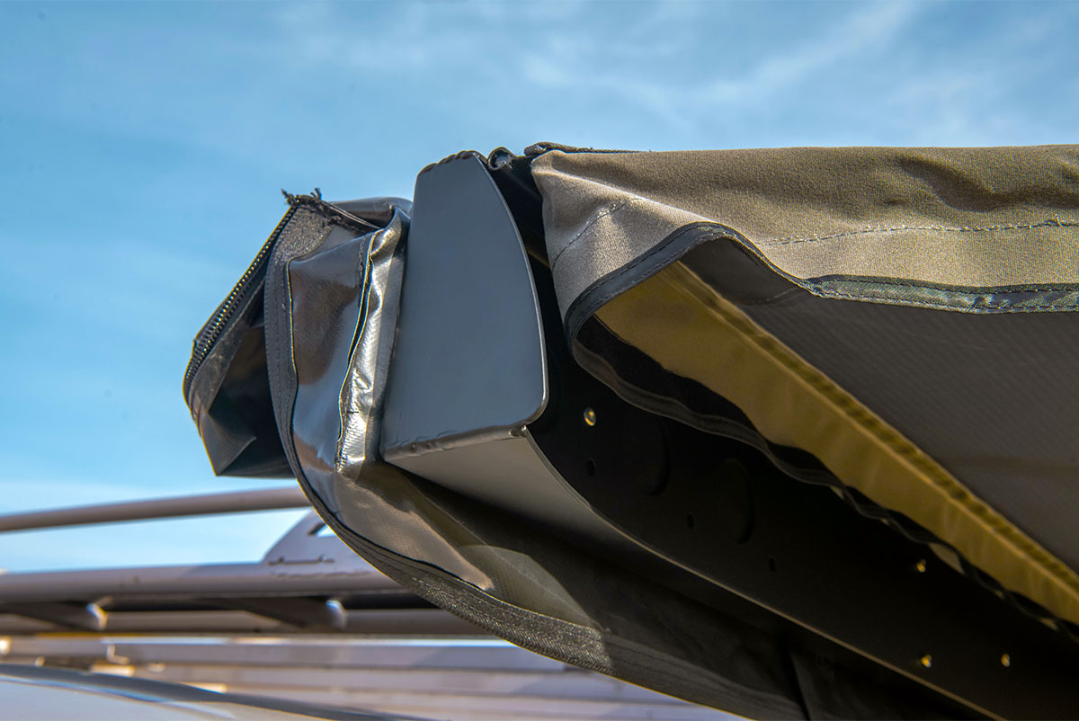 картинка Маркиза автомобильная РИФ веерная, безопорная 2х2,3 м (левая)