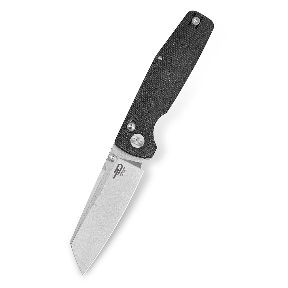 картинка Нож Bestech Slasher сталь D2, рукоять Микарта черная