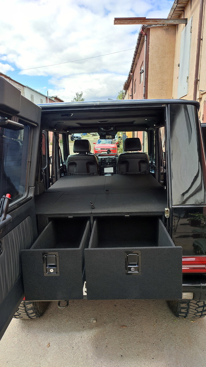Органайзер в багажник Mercedes-Benz G-Class 2 выдвижных ящика