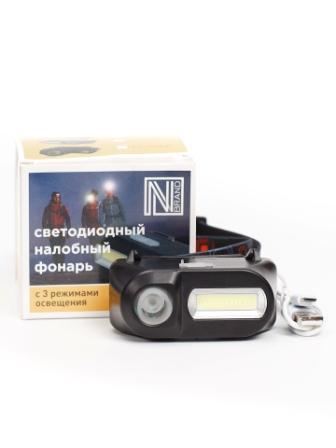 картинка Фонарь налобный аккумуляторный NNBrand матричный светодиод