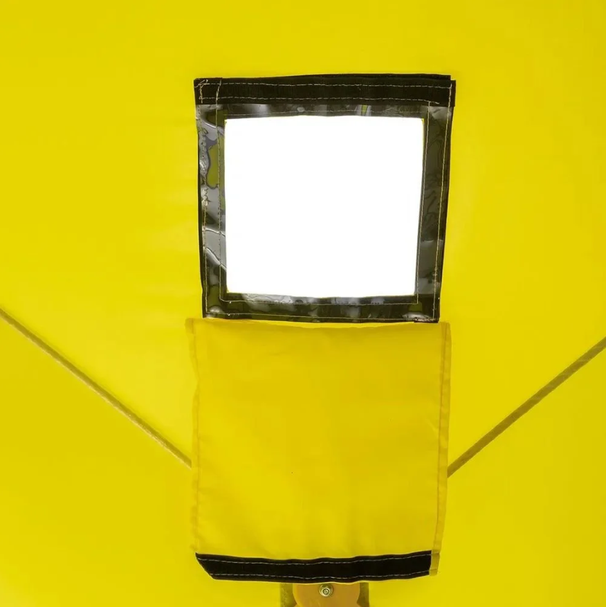 картинка Палатка зимняя PREMIER Куб-3 желтый/серый